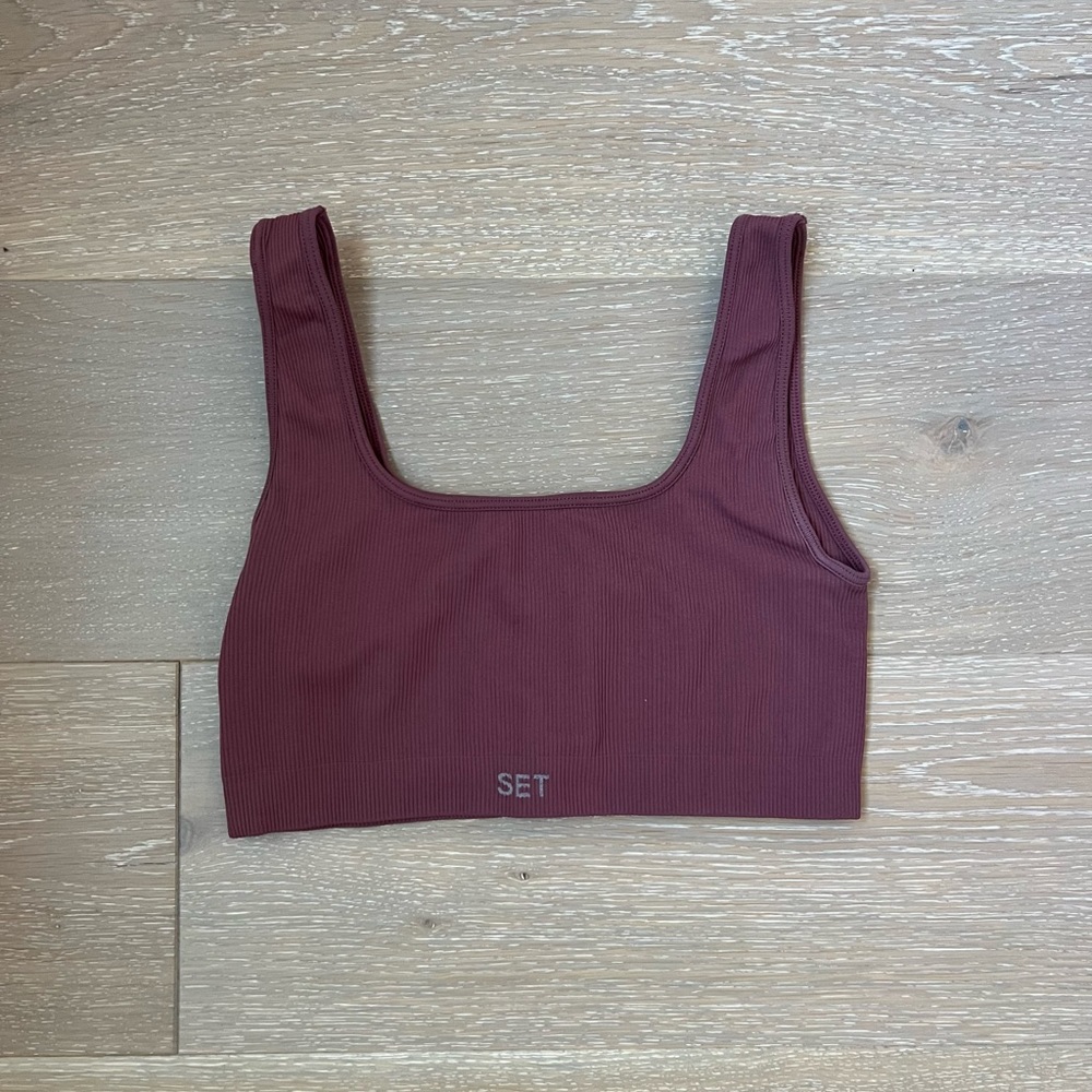 Set Active Sculptflex Box Cut Bra - size S - Canyon